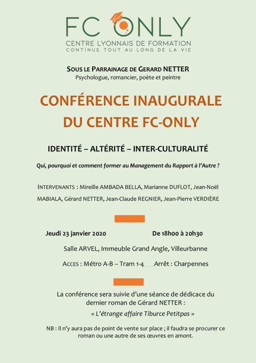 Conférence sur l'identité Gérard à Lyon